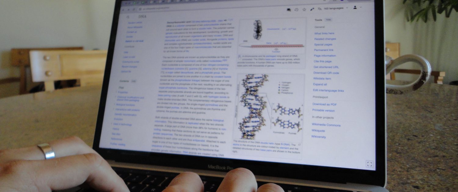 image of wikipedia page on chemistry